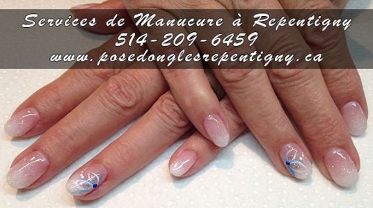 Manucure française, French manucure, Faux ongles, ongles américains, Manucure classique